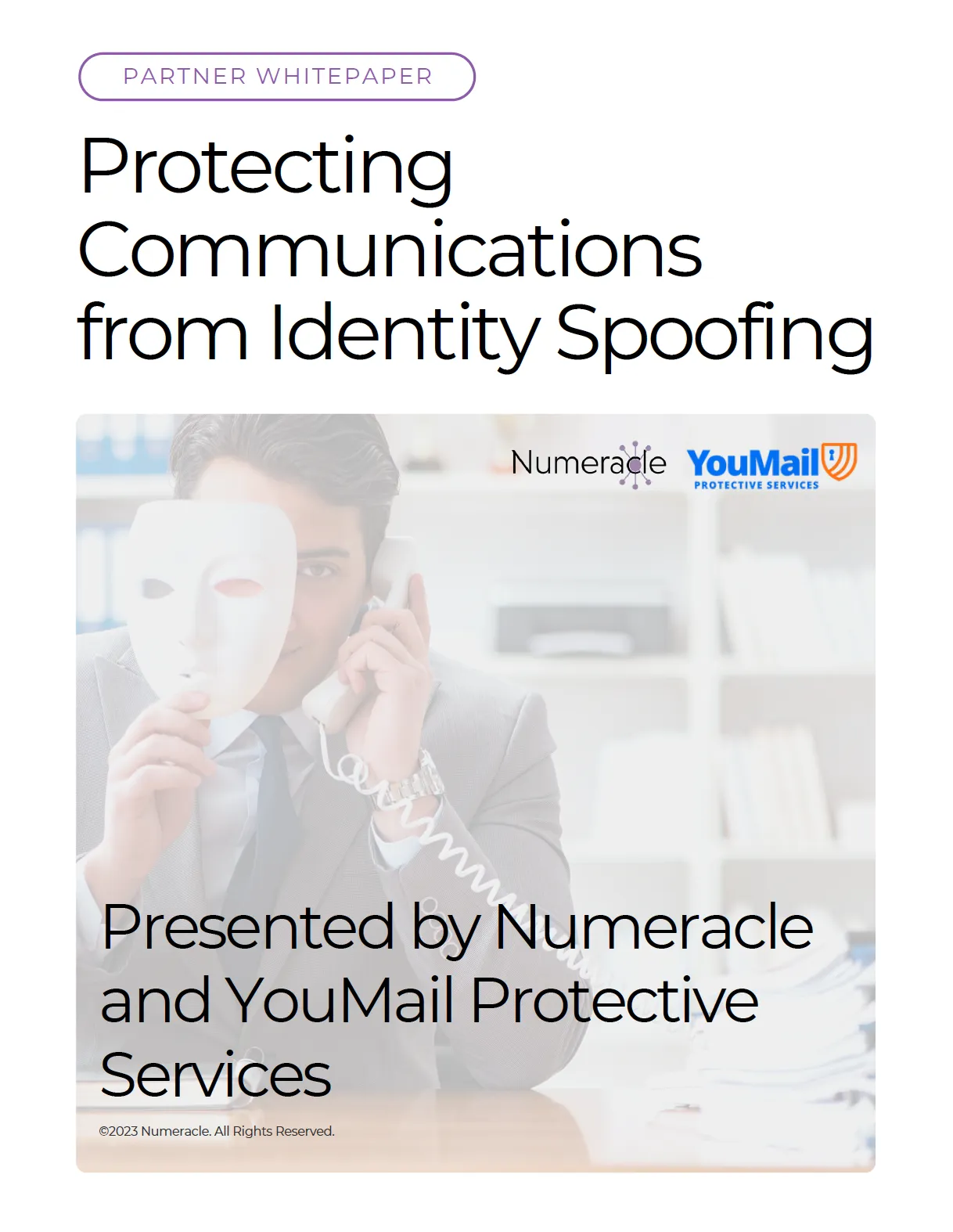 Thumbnail/Cover Image - Numeracle and YouMail's Identity Spoofing Whitepaper